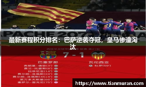 最新赛程积分排名：巴萨逆袭夺冠，皇马惨遭淘汰