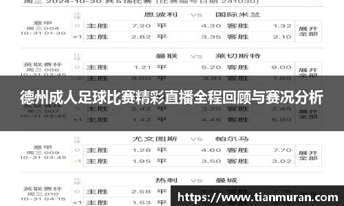 德州成人足球比赛精彩直播全程回顾与赛况分析